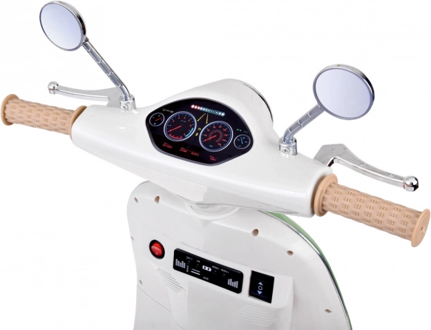 Scooter électrique classique pour enfants orange – Vert