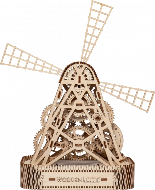WOODEN CITY Puzzle 3D Moulin 222 pièces