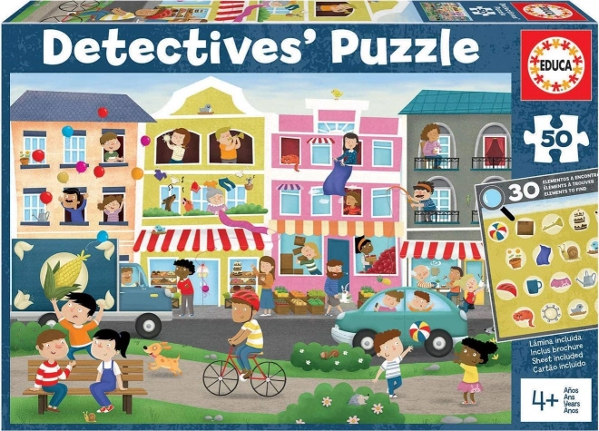 Educa puzzle détective ville 50 pièces