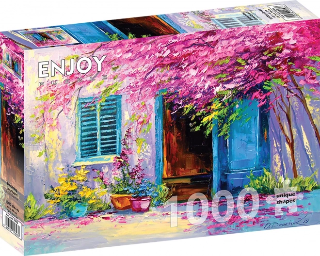 Puzzle Cour Fleurie 1000 pièces