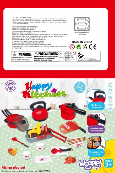 Ensemble de cuisine pour enfants XXL 36 pcs de Woopie