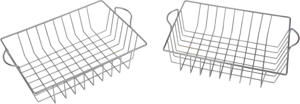 Masterkidz – lot de 2 paniers en métal – égouttoir pour vaisselle pour cuisine pour enfants
