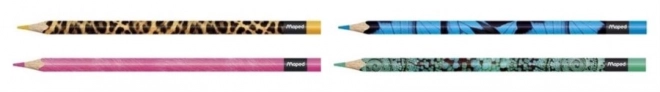 MAPED Crayons triangulaires Color'Peps Animaux 24pcs