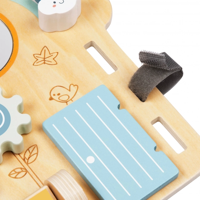 Tooky Toy Grande Table de Manipulation en Bois Maison - Centre d'Activités