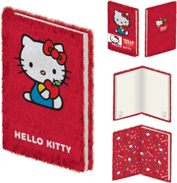 Carnet peluche Hello Kitty A5