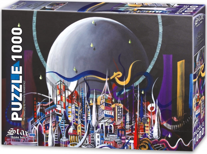 Puzzle Ville lunaire 1000 pièces