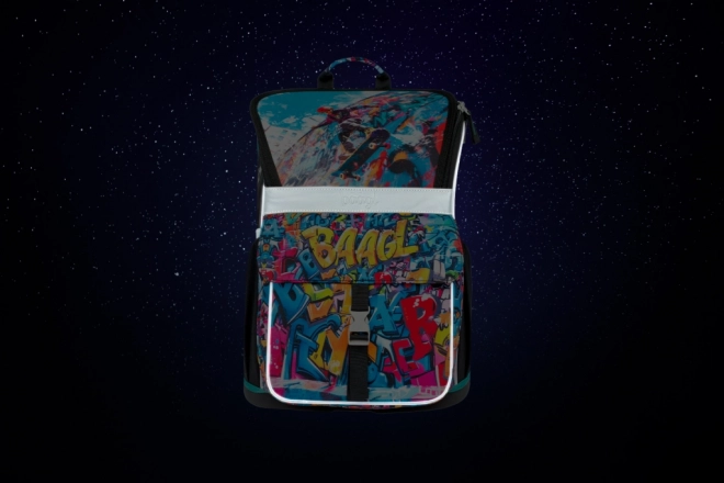 Ensemble pour écoliers Zippy Skatepark: cartable, trousse, sac, tablier et portefeuille