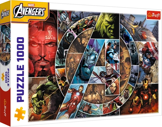 puzzle 1000 pièces - Marvel Avengers héros