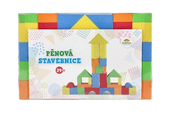 Kit de construction en mousse colorée pour enfants