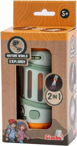 Lampe de poche 2-en-1 avec éclairage à 360°