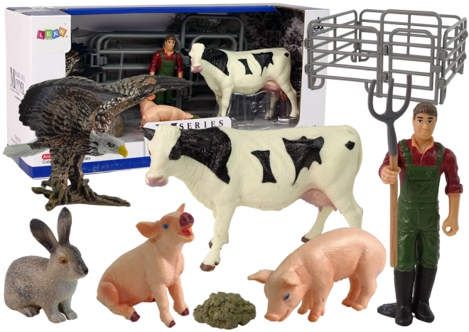 grande collection de figurines d'animaux de la ferme