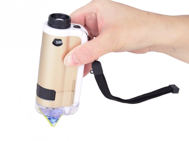 Microscope de poche pour enfants avec zoom