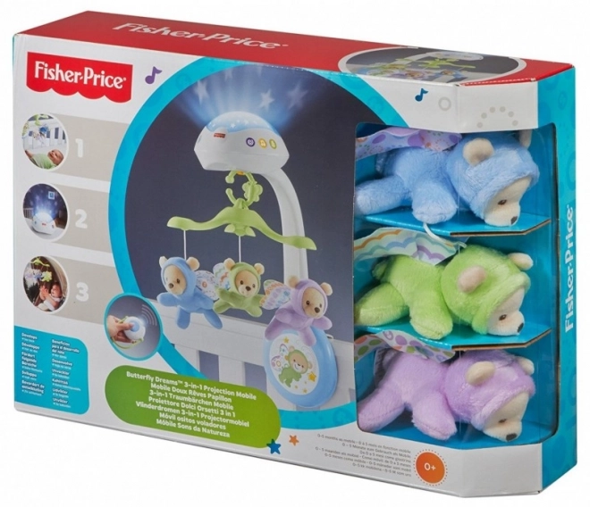 Fisher-Price Manège pour lit bébé - papillons