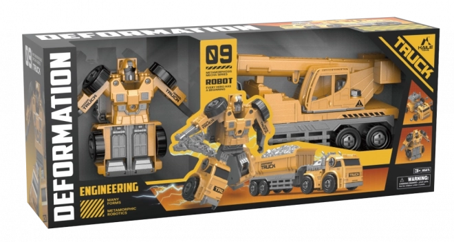 Camion grue transformable - robot