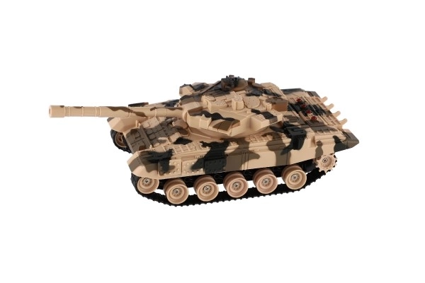 Tank télécommandé avec pack rechargeable et effets sonores