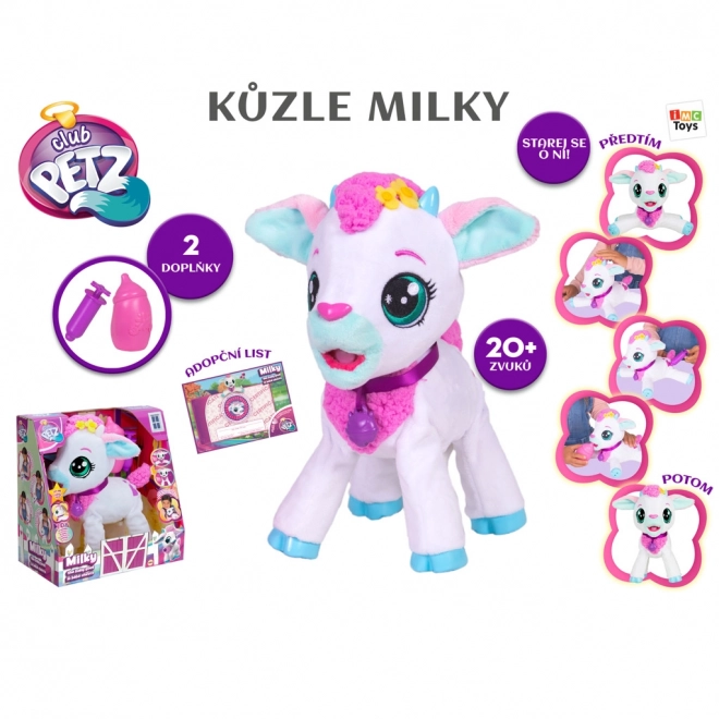 Chèvre interactive Milky de Club Petz