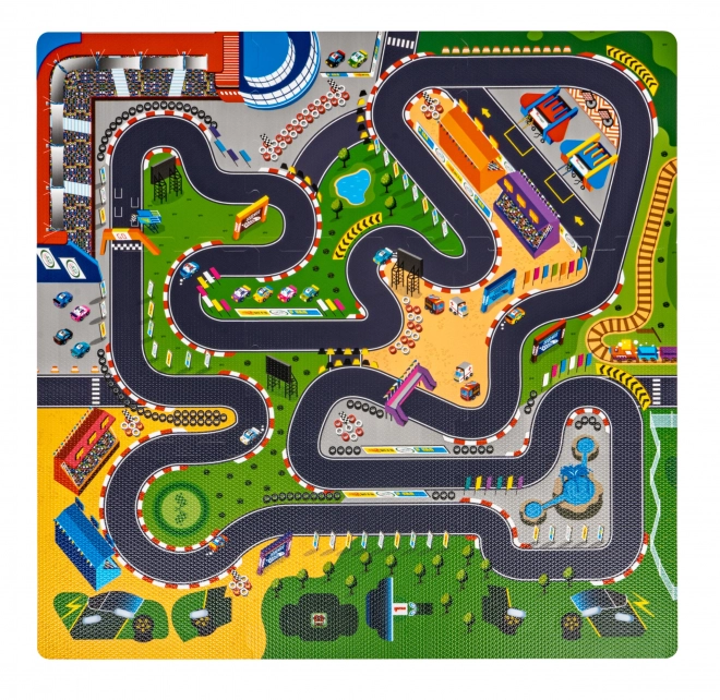 Tapis de Puzzle Piste de Rallye