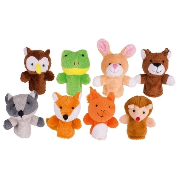 Marionnettes à doigt GOKI - animaux de la forêt
