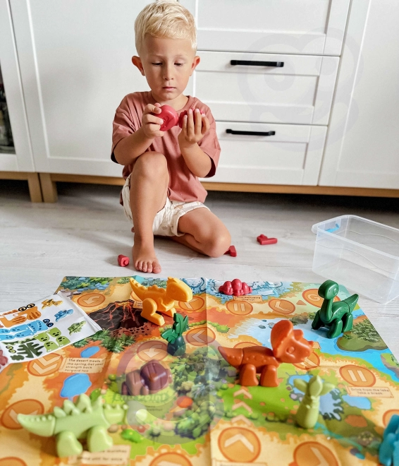 Set de construction Dinosaures 2en1 jeu de société