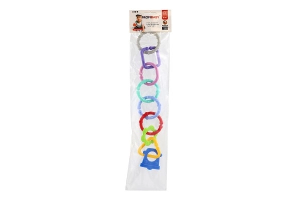 Chaîne/barrière 8 formes plastique en sachet 11x48x3cm 0m+