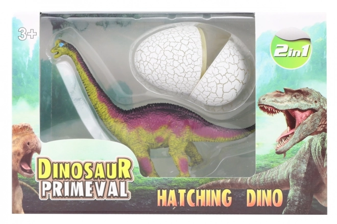 Dinosaure avec œuf – brachiosaure