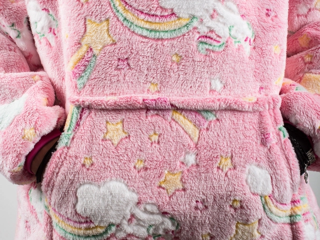 Couverture éclairante chaude à capuche pour enfants