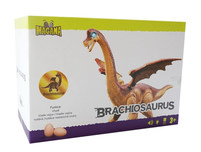 Dinosaure à piles, pond des œufs