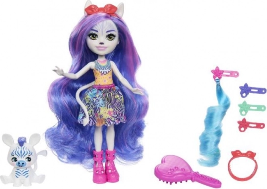 Enchantimals Deluxe Poupée Zemirah Zebrová