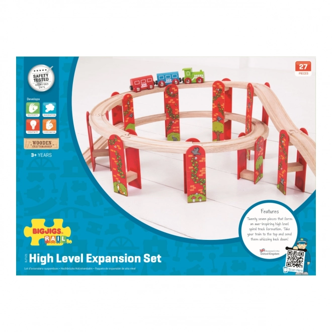 Set de rails Bigjigs Rail multi-étages