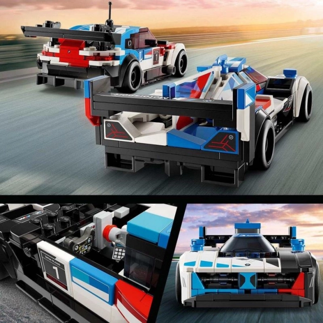 LEGO Speed Champions 76922 Voitures de course BMW M4 GT3 et BMW M Hybrid V8