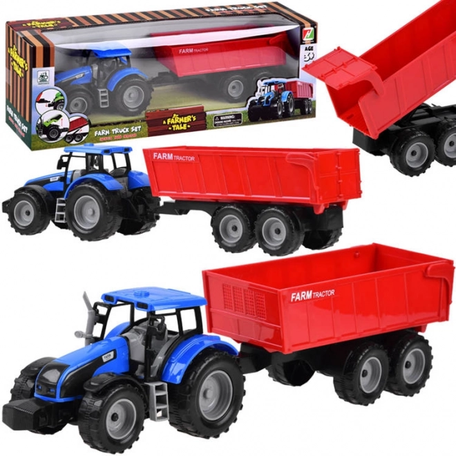 Tracteur avec remorque