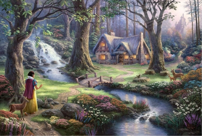 Puzzle Blanche-Neige et la maisonnette des sept nains 1000 pièces