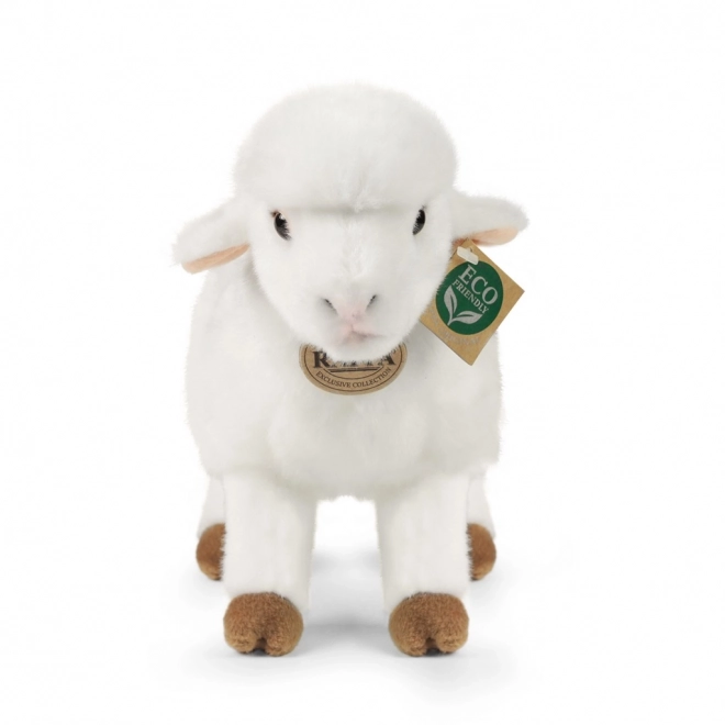 Agnelle en peluche 27 cm ÉCOLOGIQUE