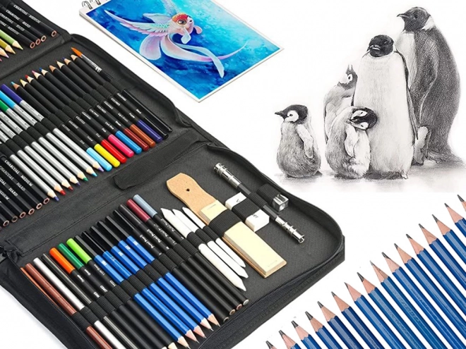 Ensemble pour croquis et dessin pour professionnels