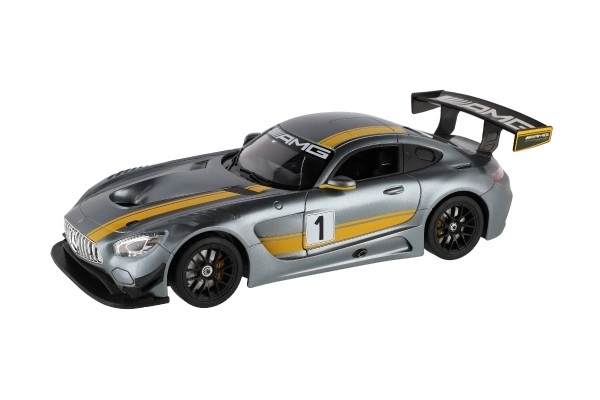 Voiture RC Mercedes AMG GT3 plastique 35cm 2,4GHz télécommandée à piles en boîte 44x18x23cm