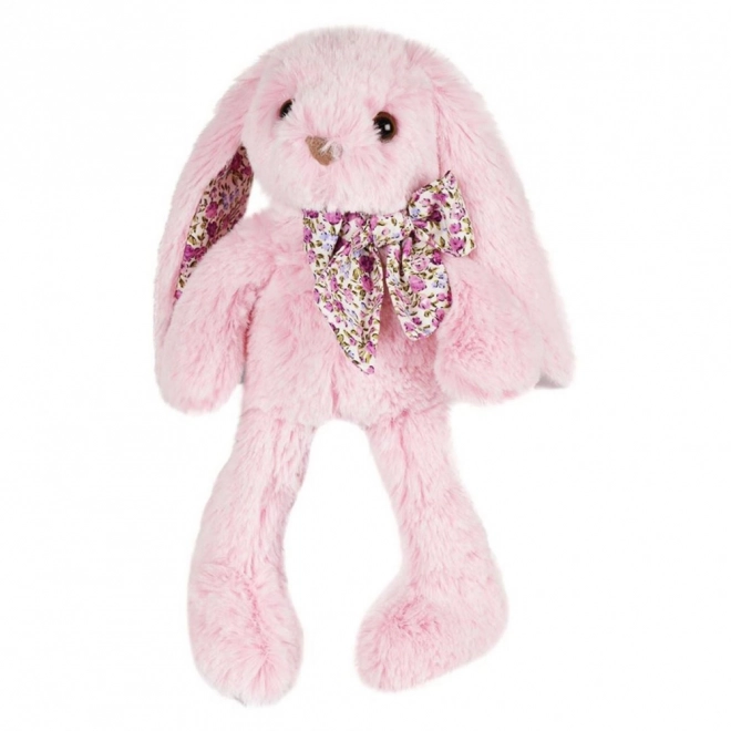 Doudou Histoire d'Ours Peluche lapin rose 25 cm