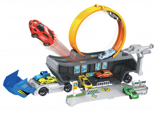 Circuit automobile à lancer