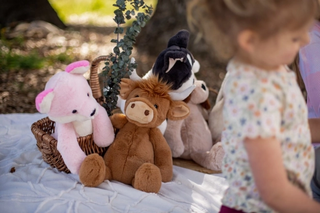 Jouet en peluche Vache 41 cm