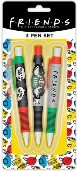 Lot de 3 stylos Friends