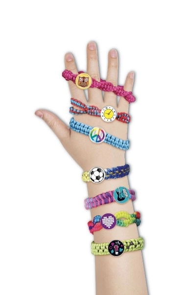 Kit créatif Fabrique ton bracelet - métier à tisser avec accessoires dans une boîte 38x28x6cm