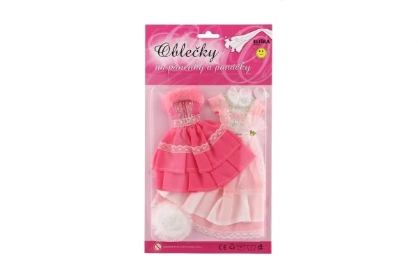 Vêtements avec accessoires pour poupées 2 pièces