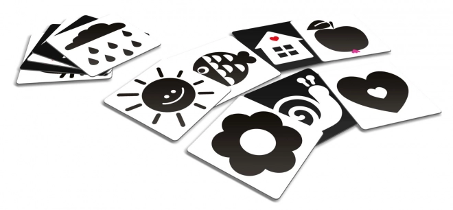 KukiKuk 80002 Cartes à contraste Véeéliké pour bébés
