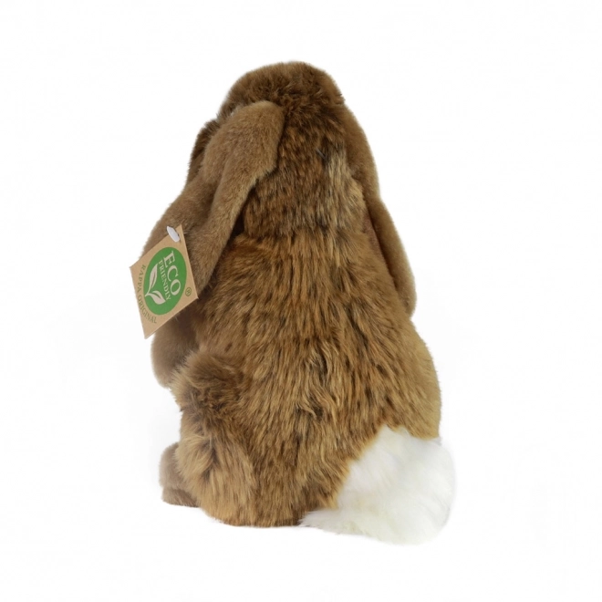 Lapin en peluche marron debout 18 cm ÉCOLOGIQUE