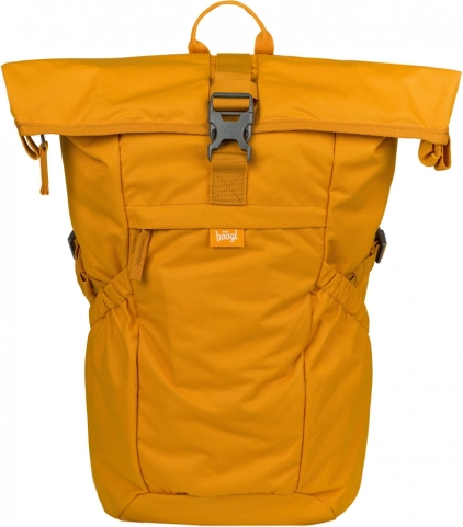 baagl roll top sac à dos jaune grs