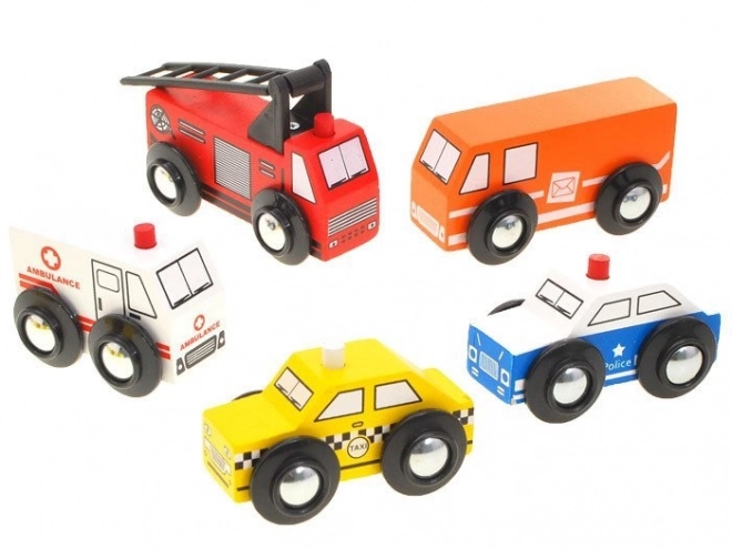 Blocs en bois Ville Station de pompiers