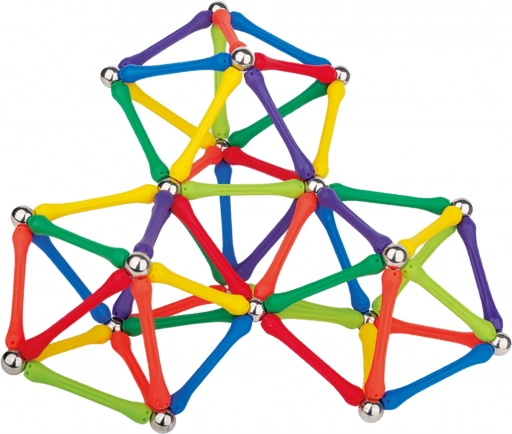Blocs de construction magnétiques Woopie Puzzle créatif 180 pcs