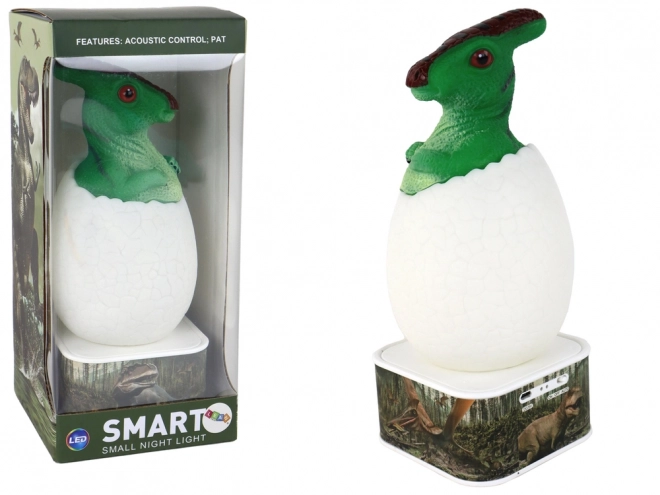 Lampe de nuit LED Dino Parasaurolophus USB