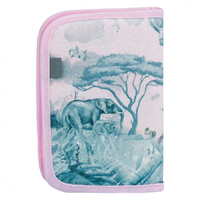 BAAGL Trousse scolaire classique deux rabats Safari