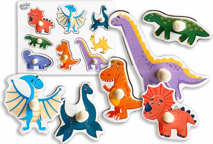 Apprendre les formes et les couleurs avec les dinosaures