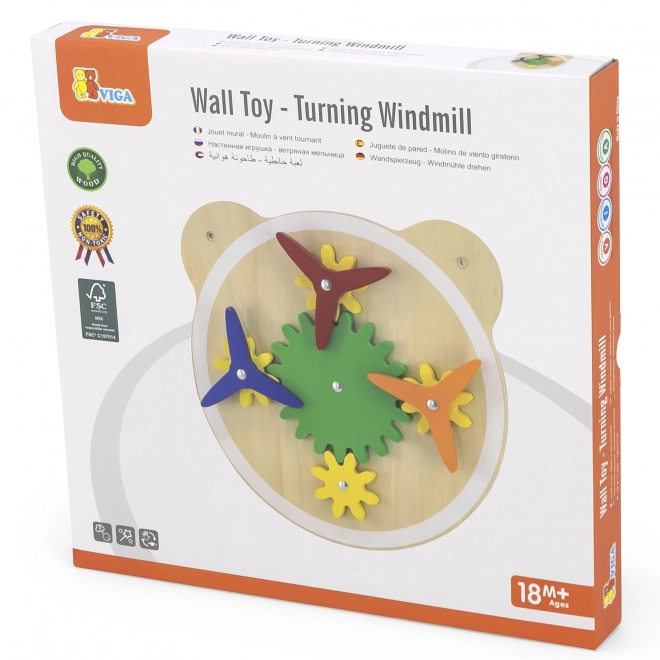 Jeu mural en bois